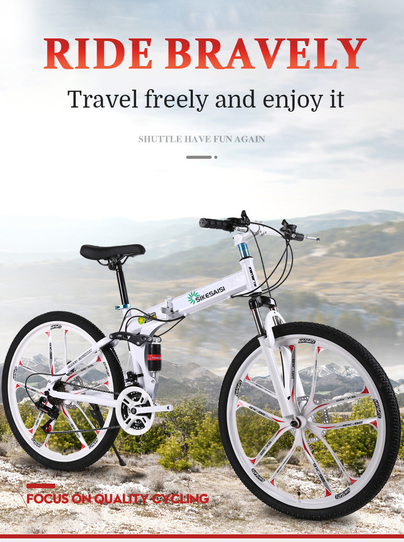 mountain bikes